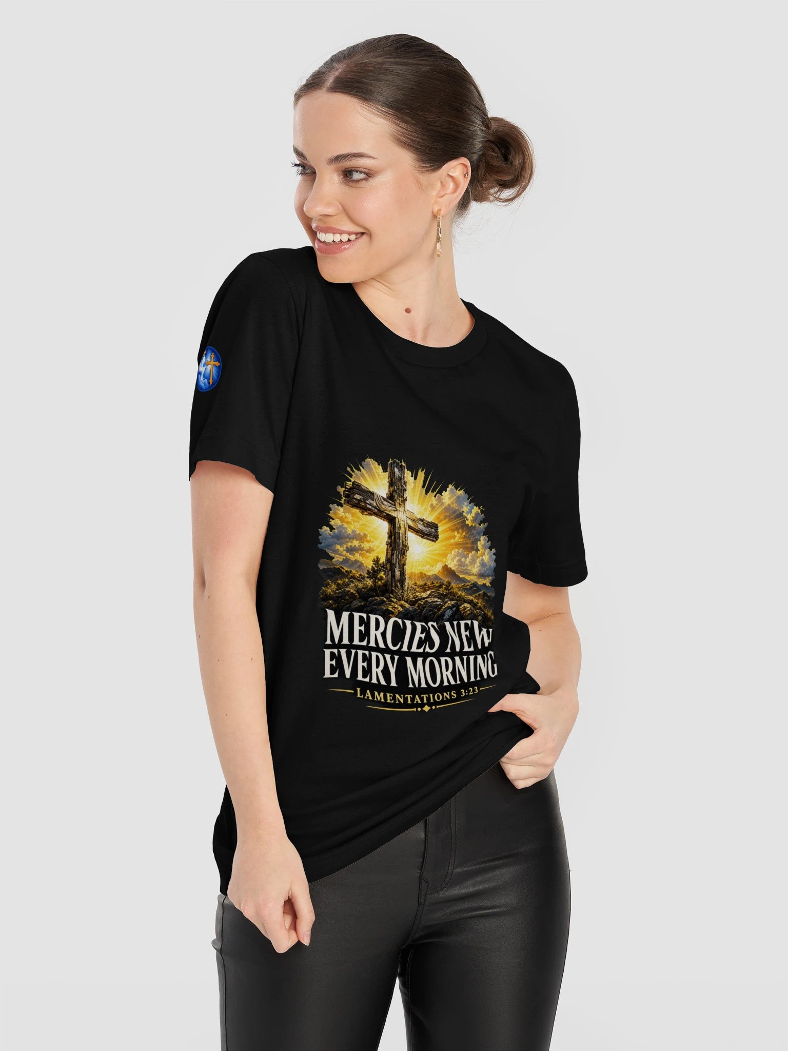 Psalm 28:7 Eagle T-Shirt product image (11)