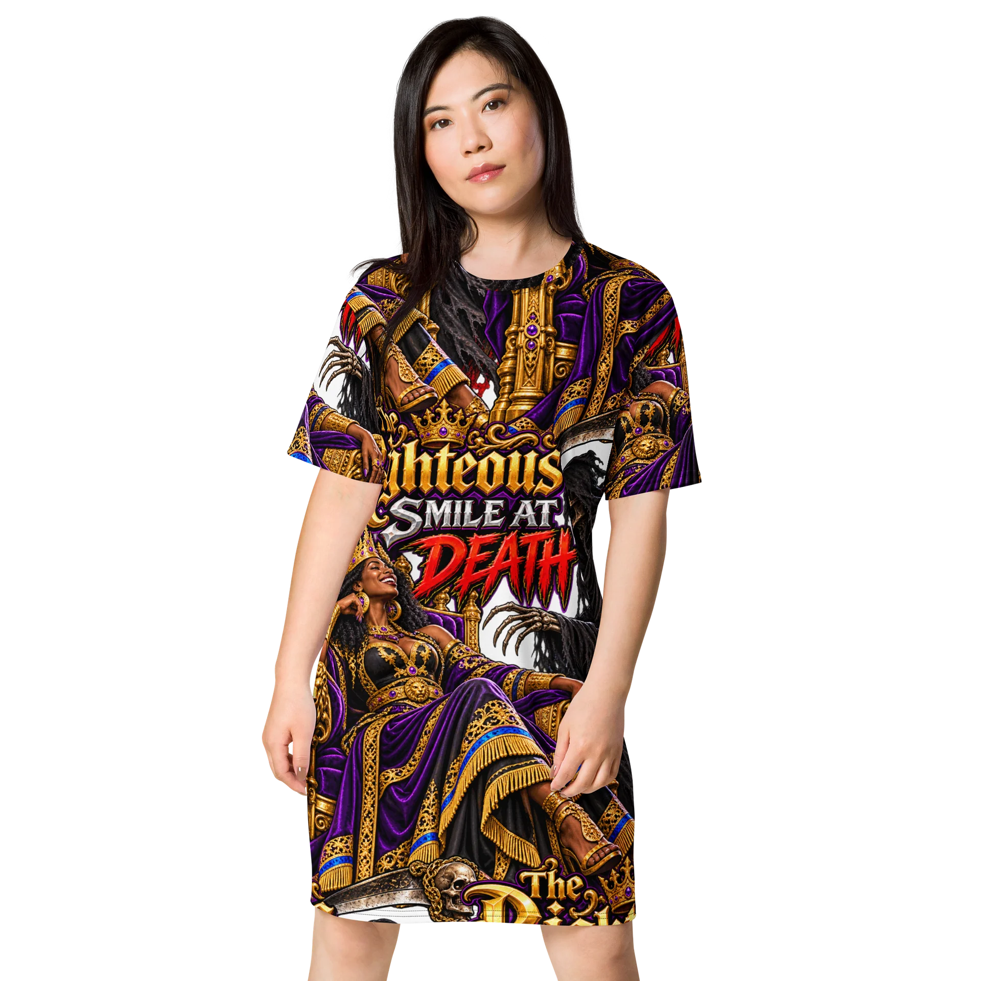The Righteous Smile at Death T-Shirt Dress product image (1)