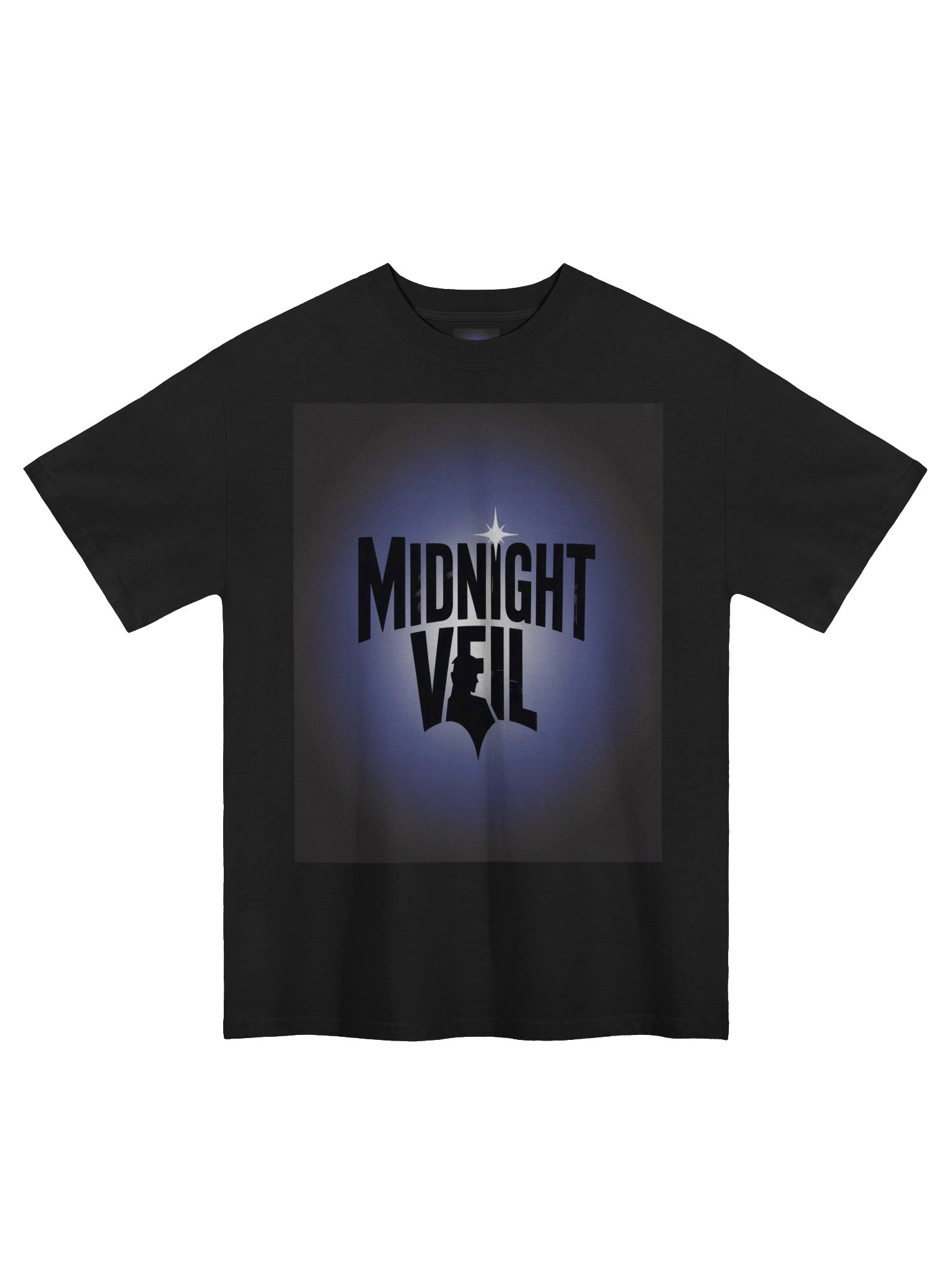Midnight Veil Designs Logo Oversized Faded T-Shirt product image (3)