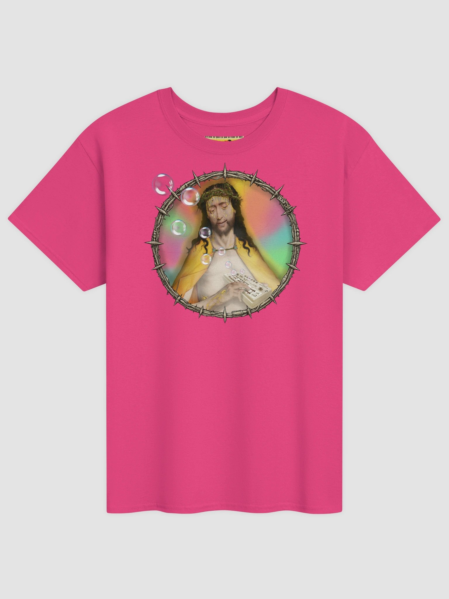 Holy Synthesis, by Frank Fonik (tb-3-0-3 tribute), Techno EDM, Unisex t-shirt product image (1)