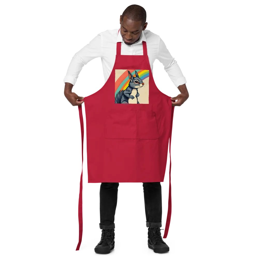 Rainbow Squirrel Organic Apron product image (2)