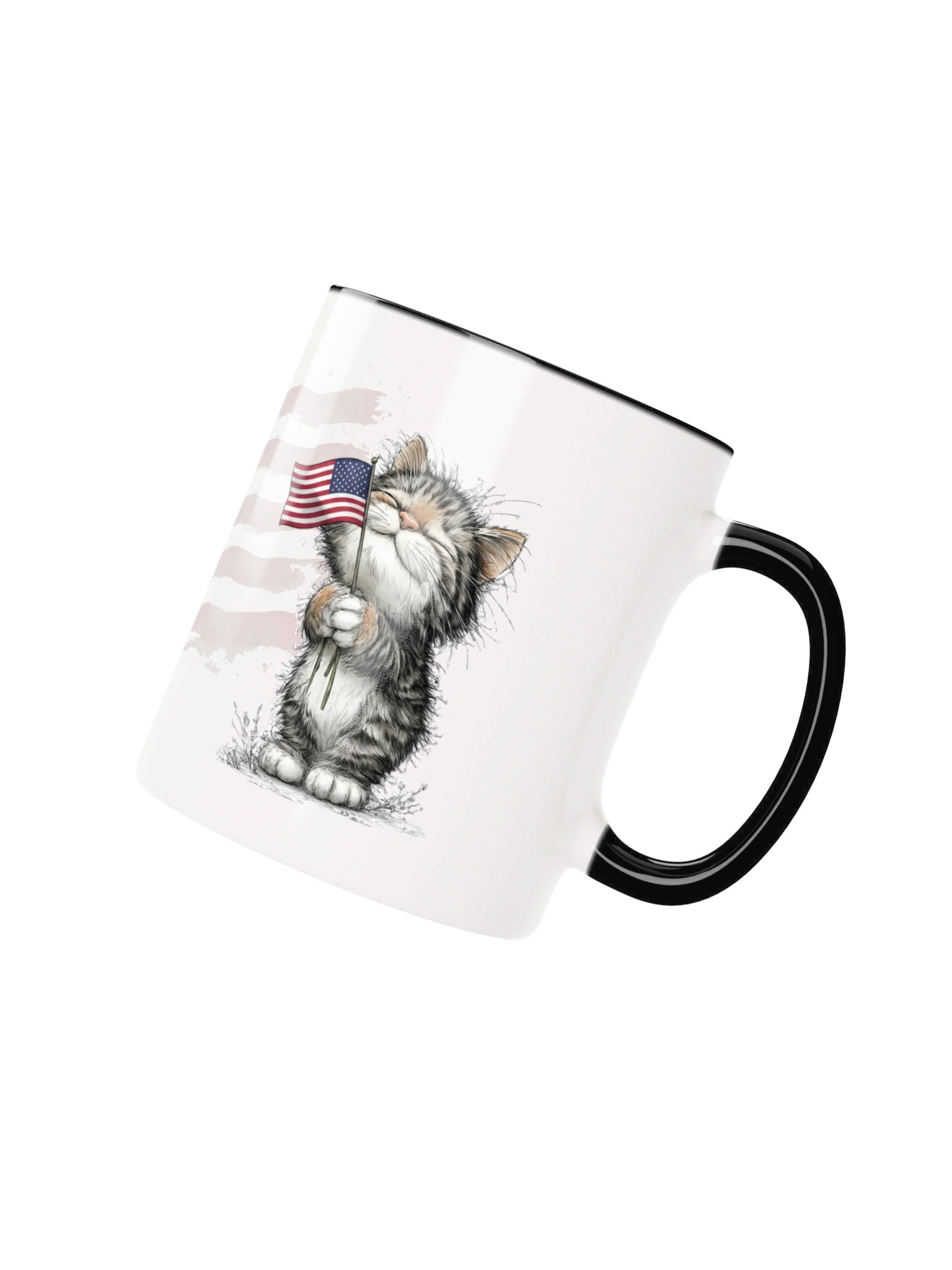Proud Little Patriot Cat Accent Mug product image (14)