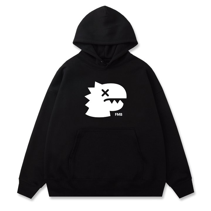 FMB JETLAG DINO 經典帽T (黑) product image (1)