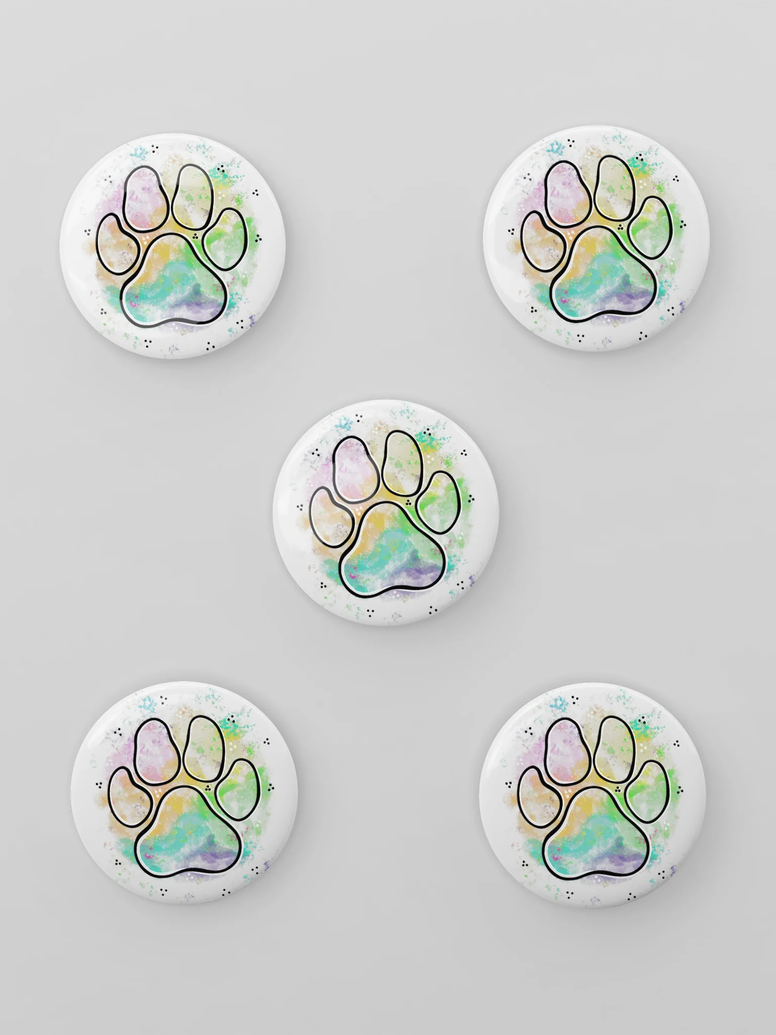 Paw Print Pin product image (2)