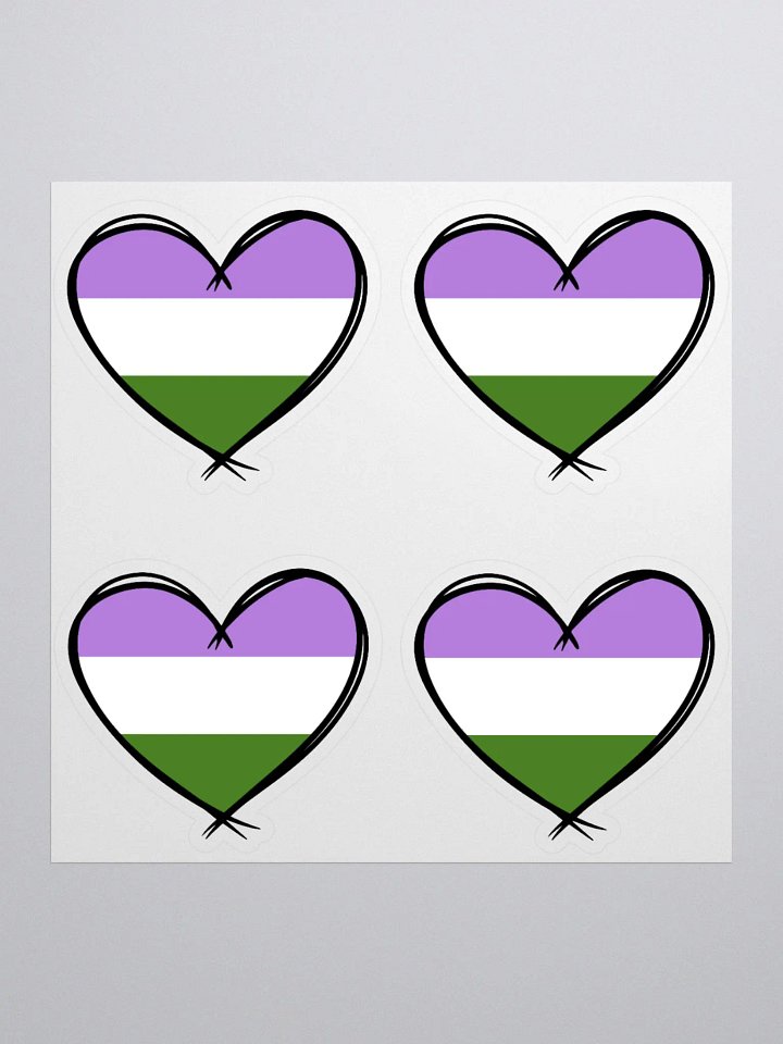 Gender Queer Pride Stickers product image (2)