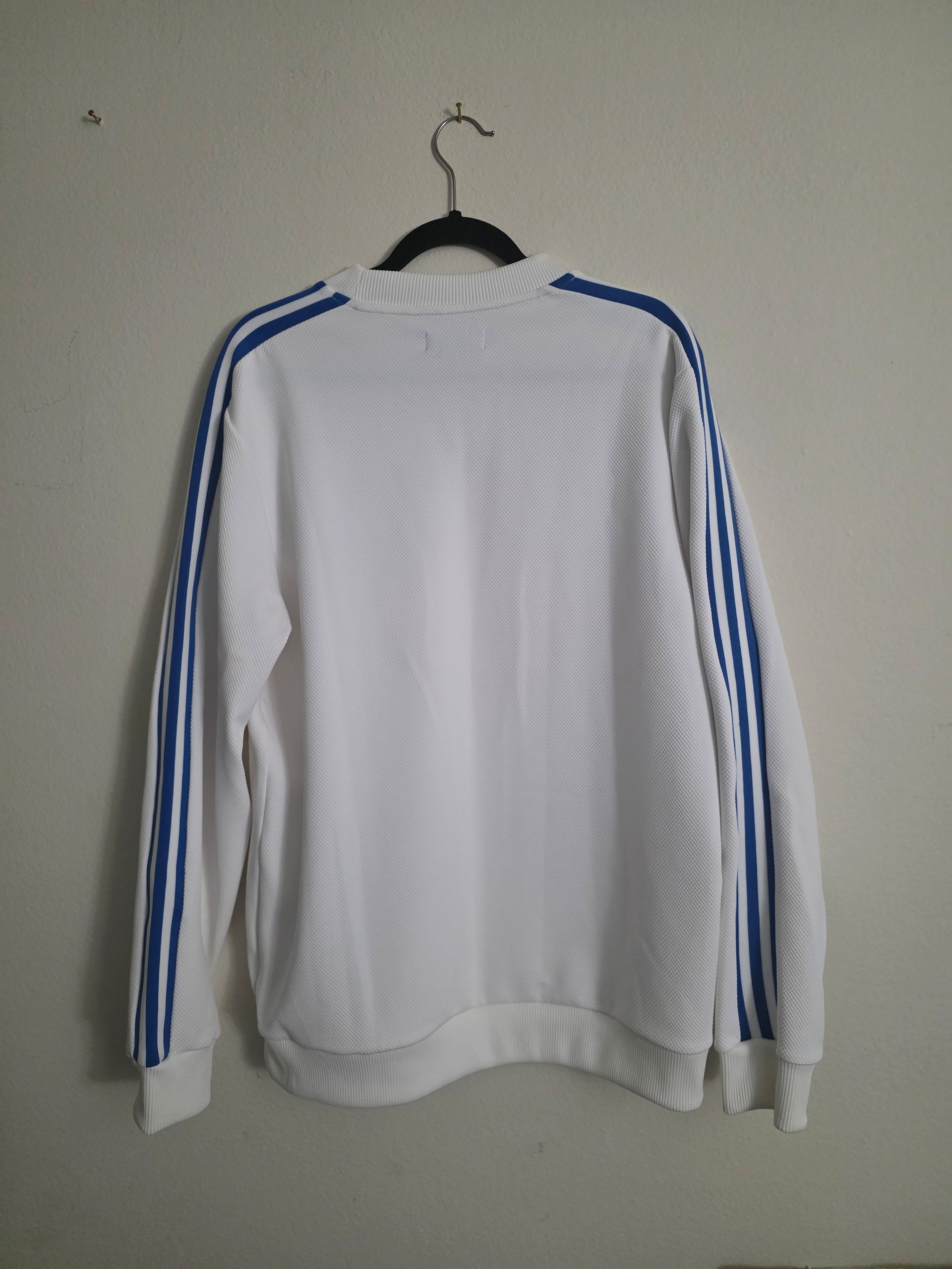 White & Blue Adidas Originals Sweater product image (2)