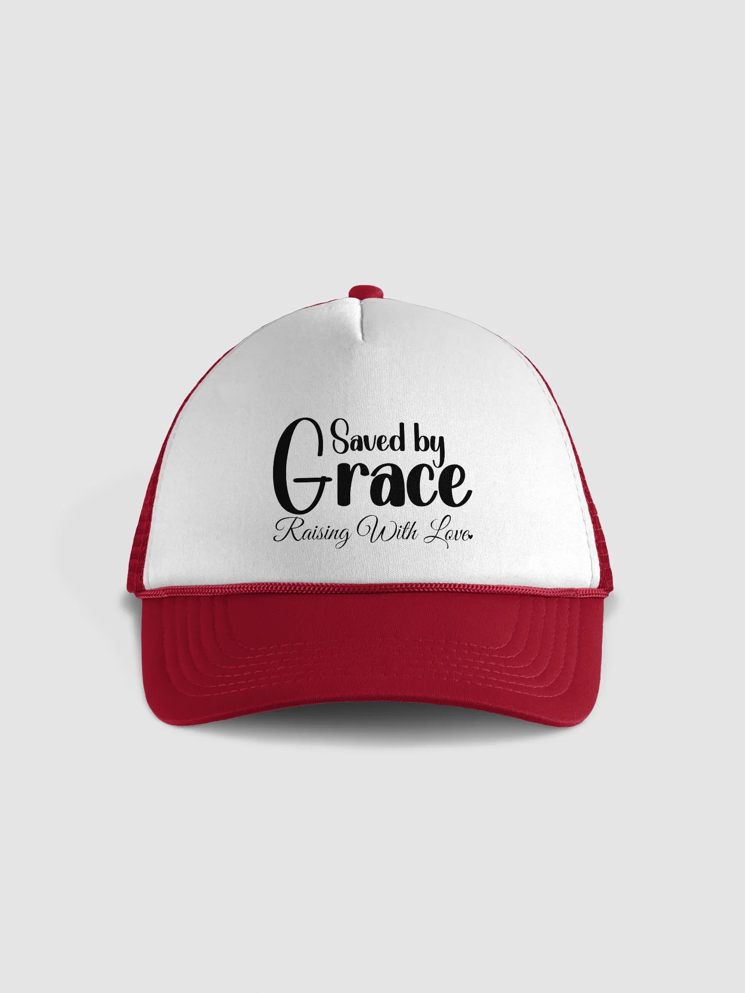 Saved By Grace, Foam Trucker Hat. product image (2)
