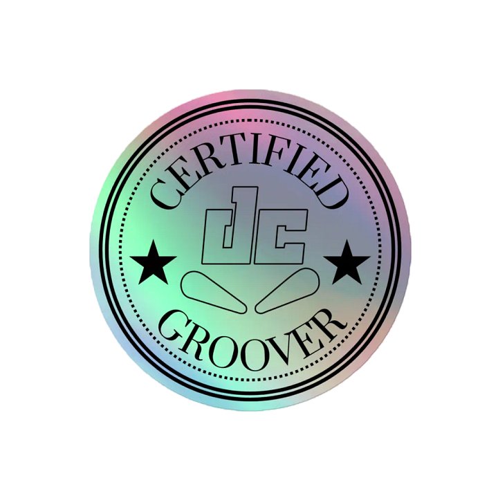 Certified Groover Holographic Sticker product image (2)