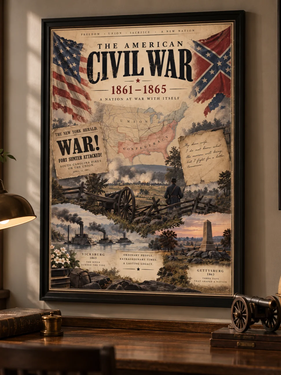 The American Civil War 1861–1865 Poster product image (2)