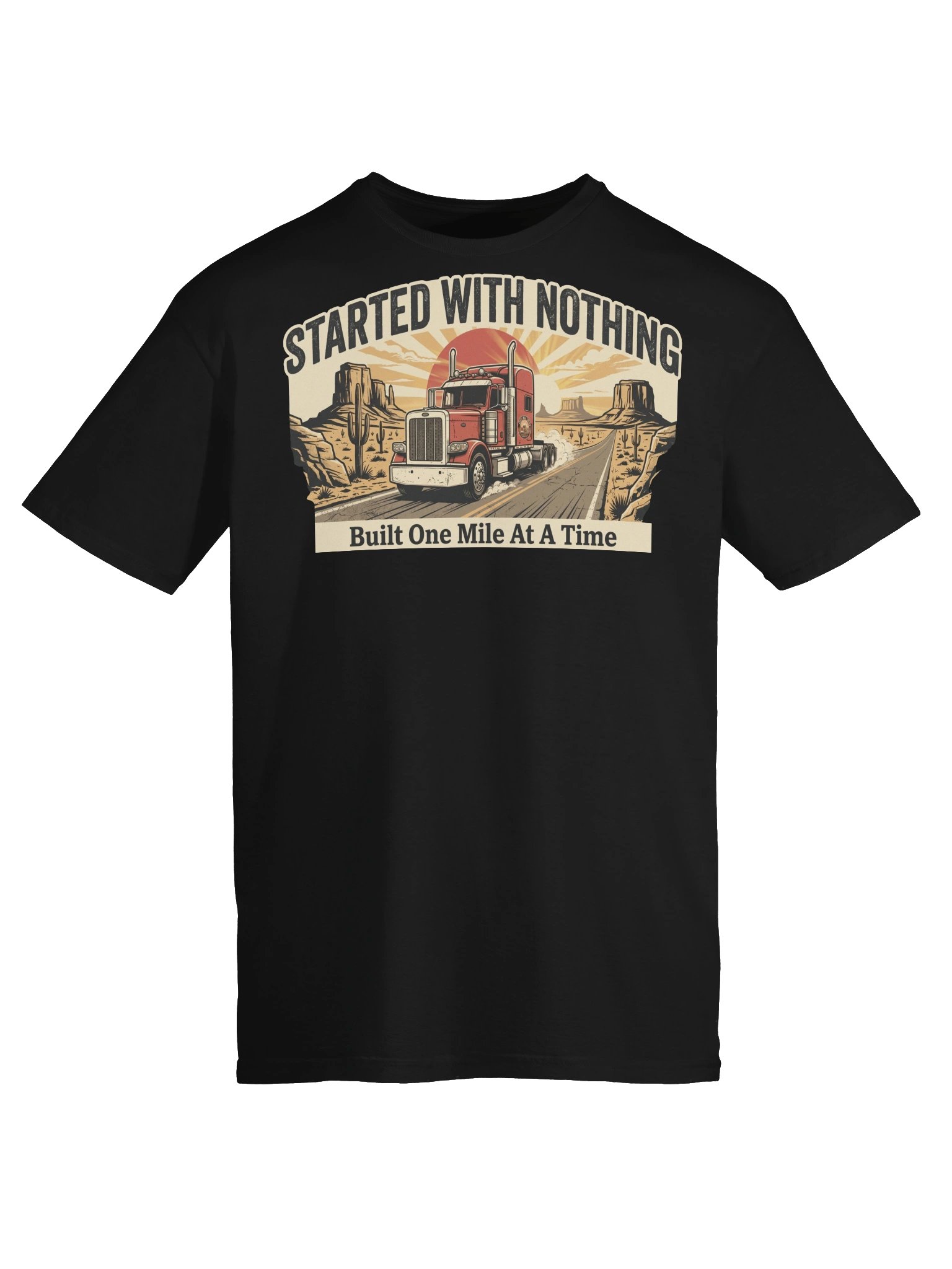 Started With Nothing Truck Tee product image (66)