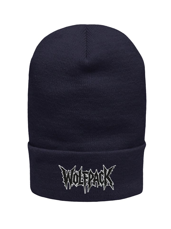 "WOLFPACK" (Edgy) Yupoong Cuffed Beanie product image (1)