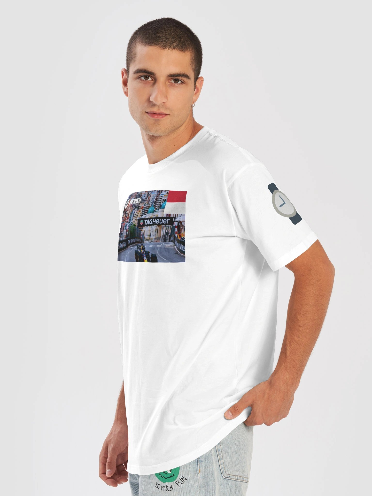 NyteWatch F1 25 Episode 8 Monaco GP Unisex T-Shirt product image (7)