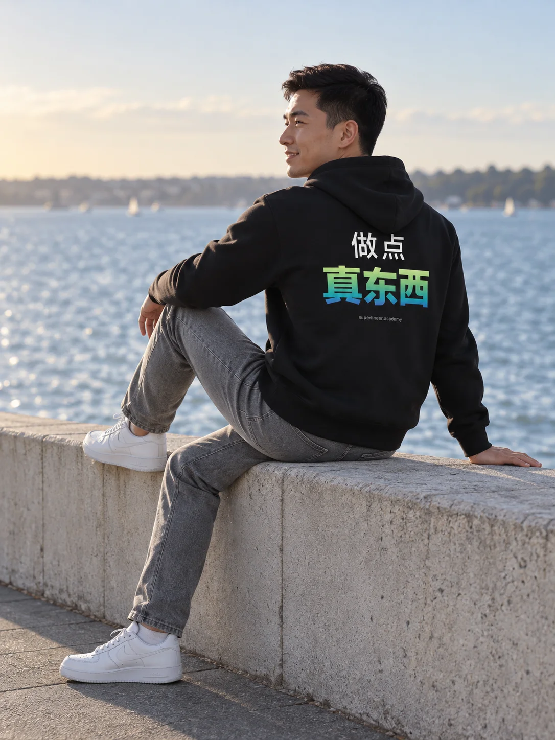 做点真东西。卫衣（中文Logo款） product image (1)