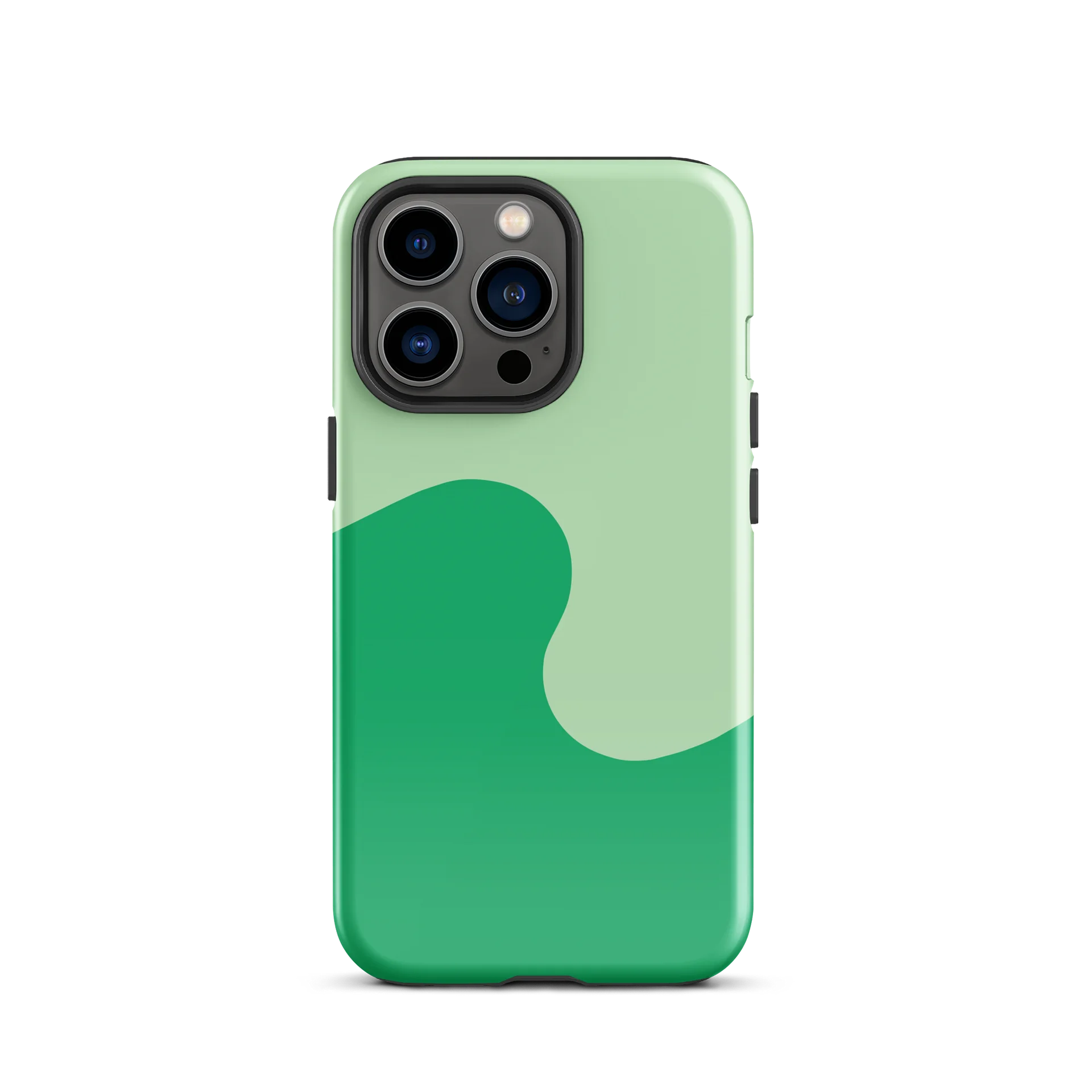 Money Green Minimal Wave iPhone Case product image (1)