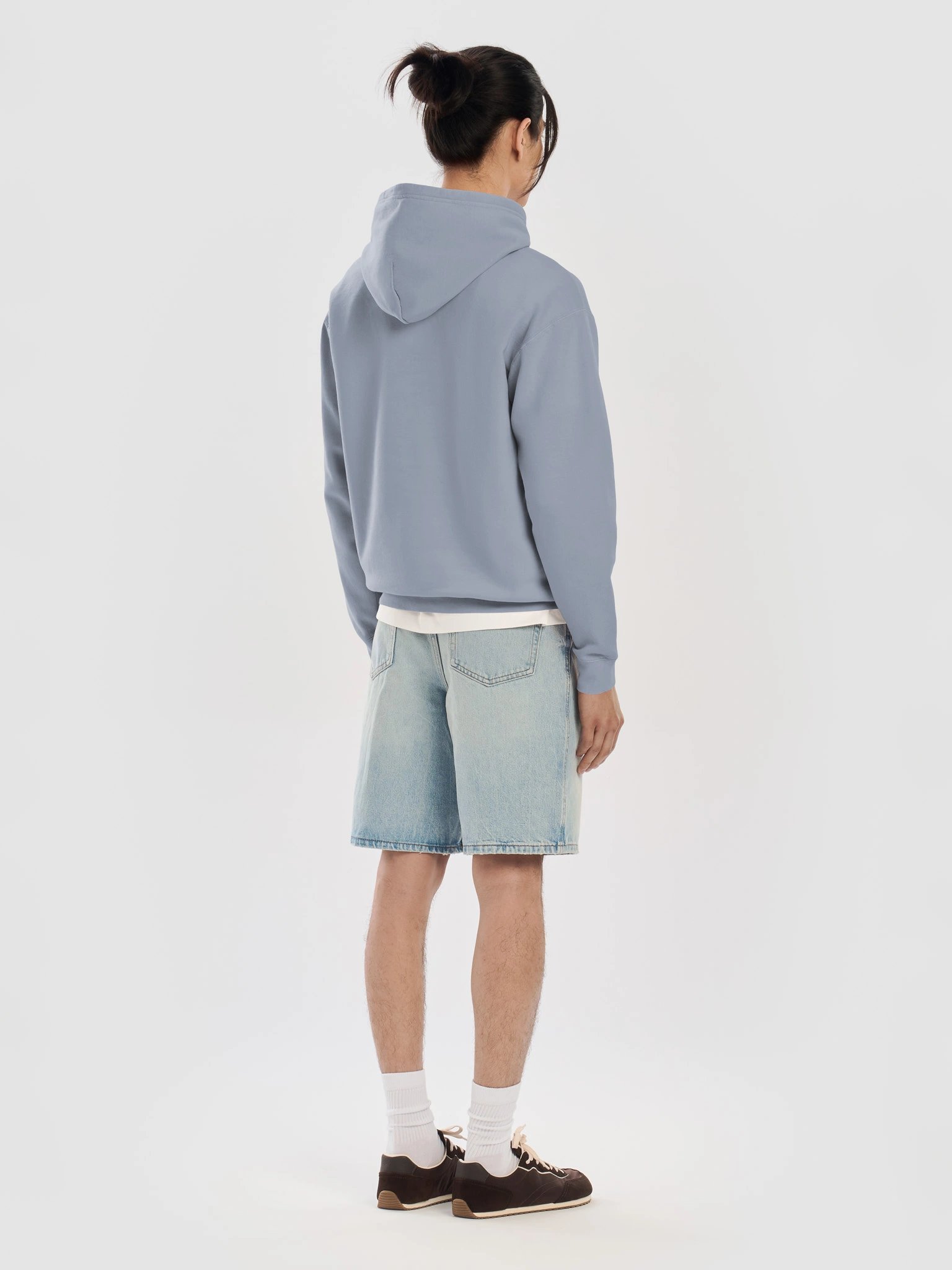 🧥 Hanorac Albastru Jean Bărbați „Amintiri Din Copilărie” – Toxică, Șopârlă & Juvel product image (8)