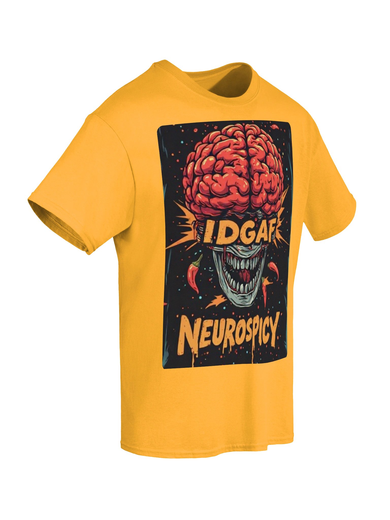 IDGAF Neurospicy Chili Brain Tee product image (37)