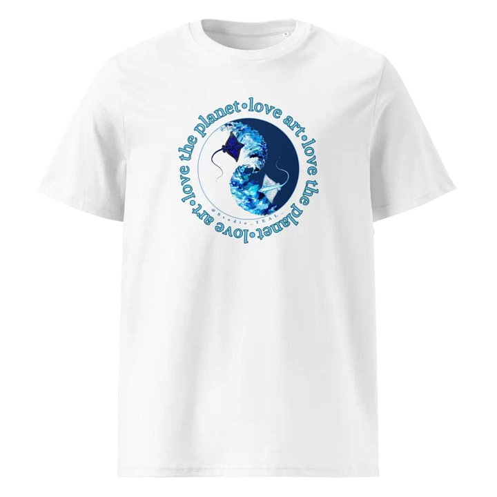 Love Art Love The Planet Organic Cotton Ray T-Shirt product image (331)