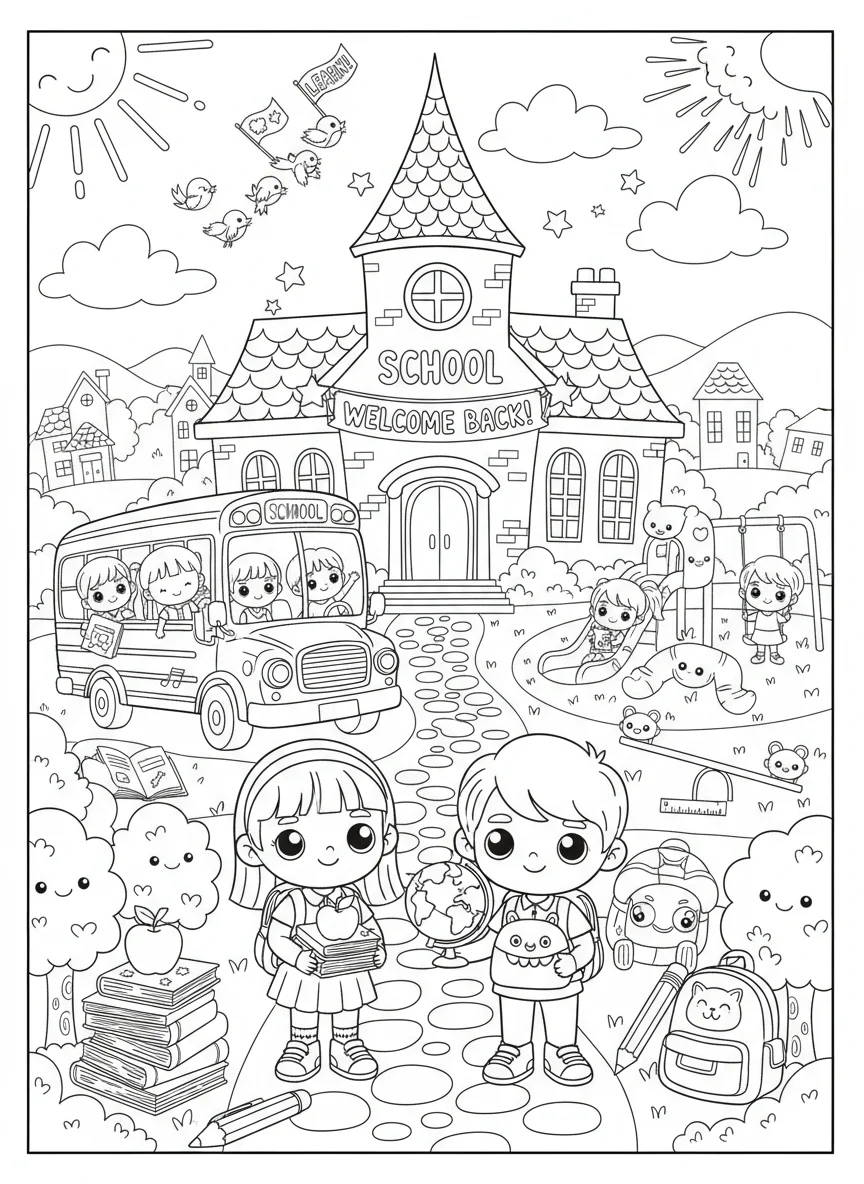 The Ultimate Kawaii Learning & Coloring Bundle product image (4)