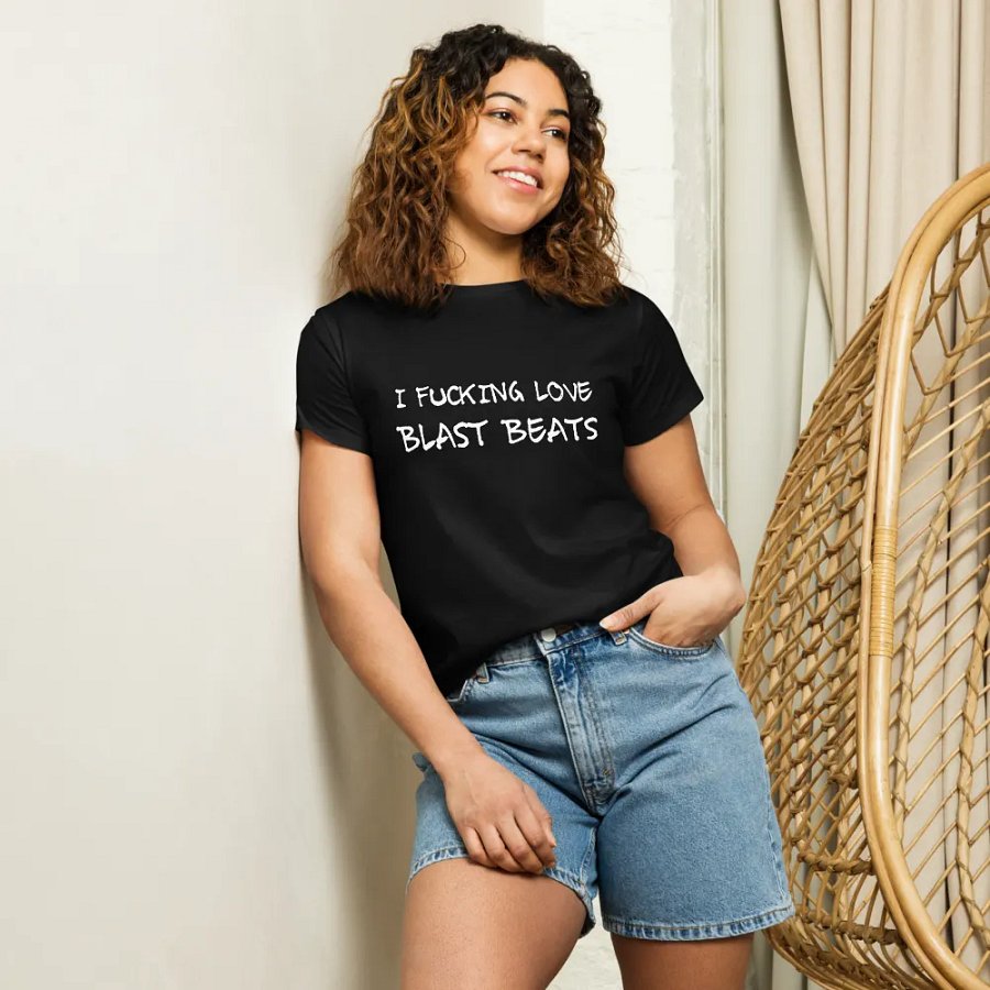 I Love Blast Beats women's shirt product image (10)