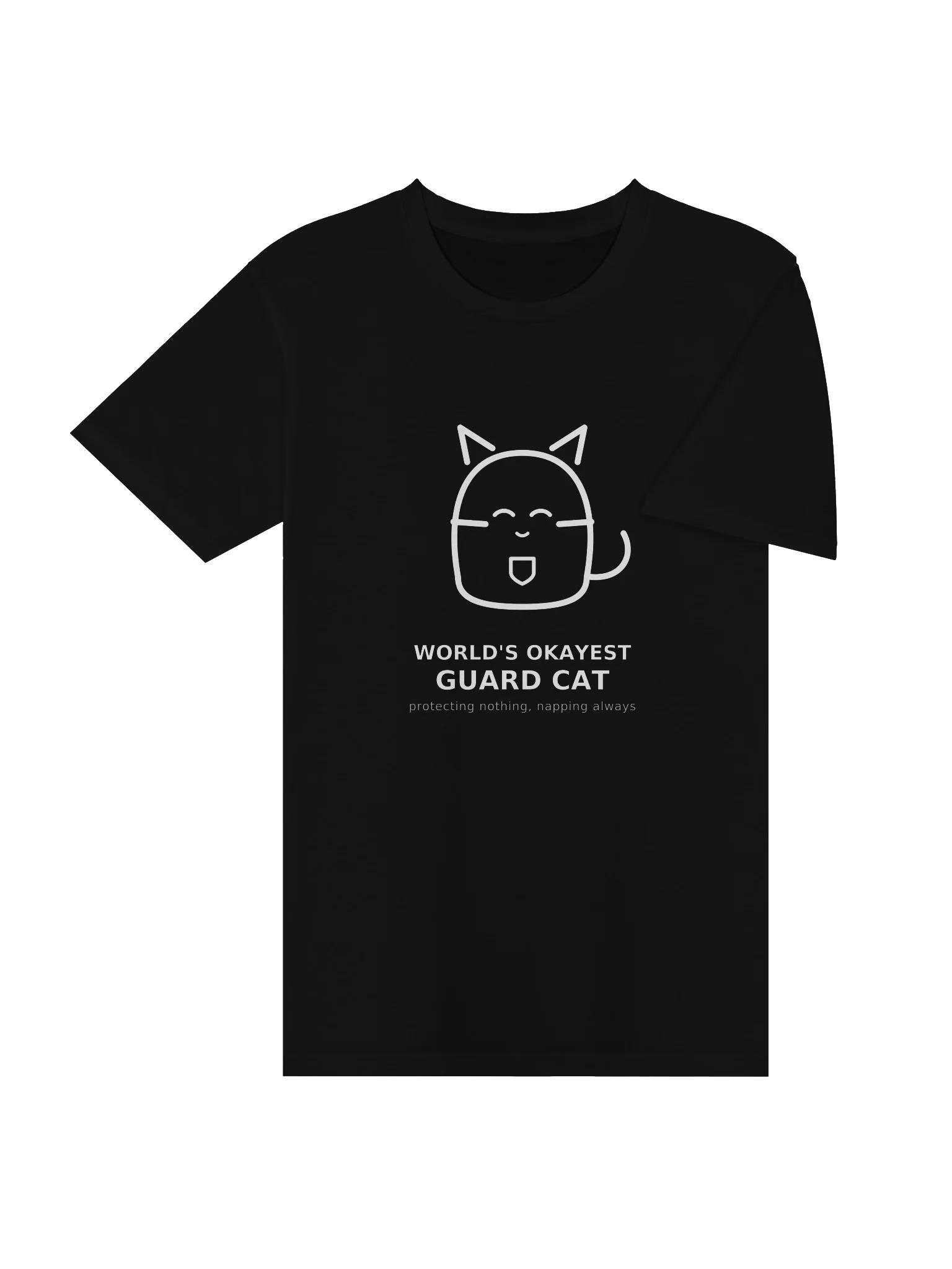 World's Okayest Guard Cat – Funny Cat T-Shirt product image (23)