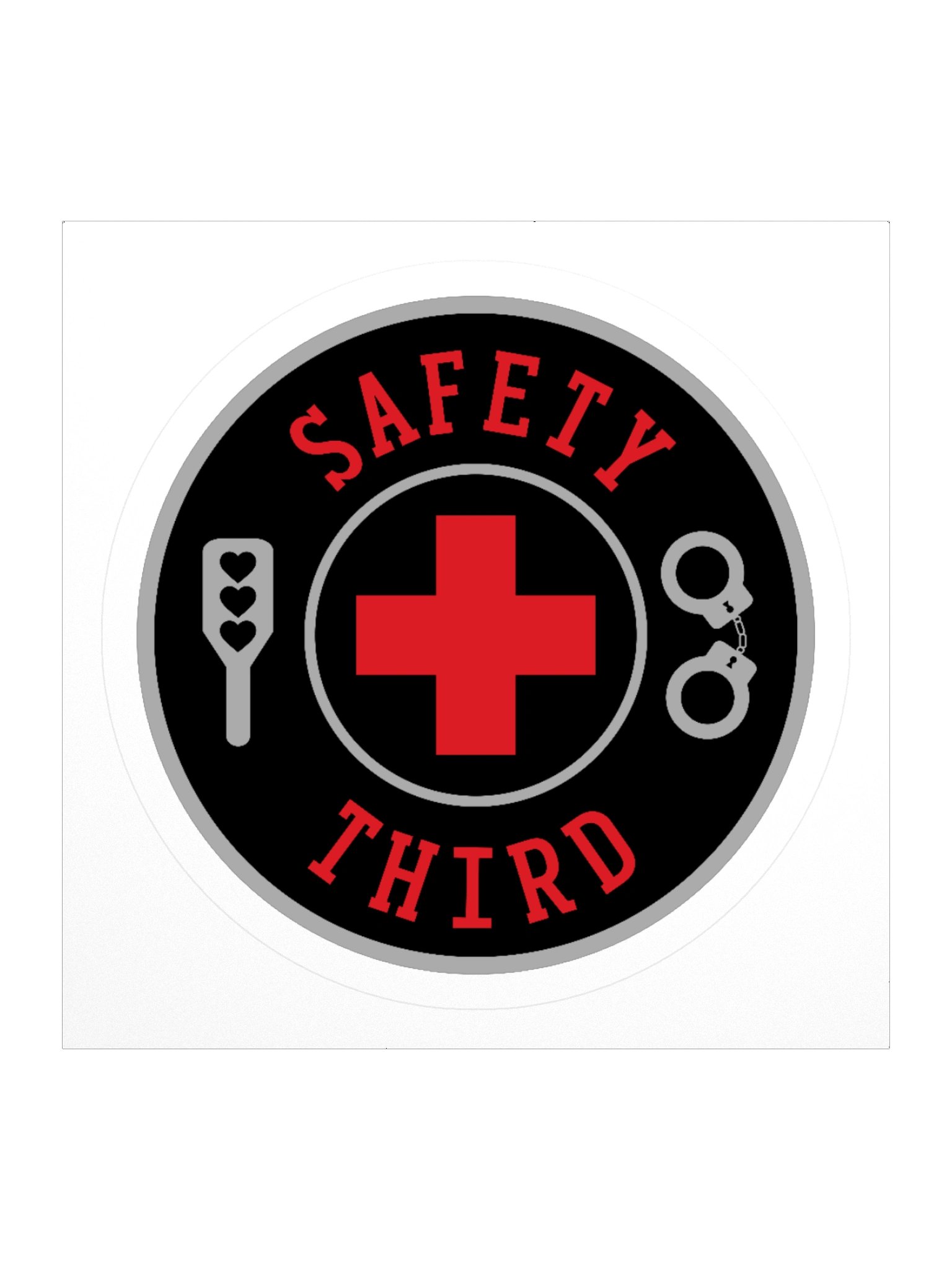 Safety Third - Round Sticker product image (2)