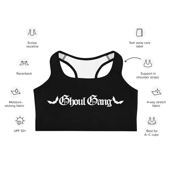 Ghoul Gang Sports Bra / Swim Top product image (2)