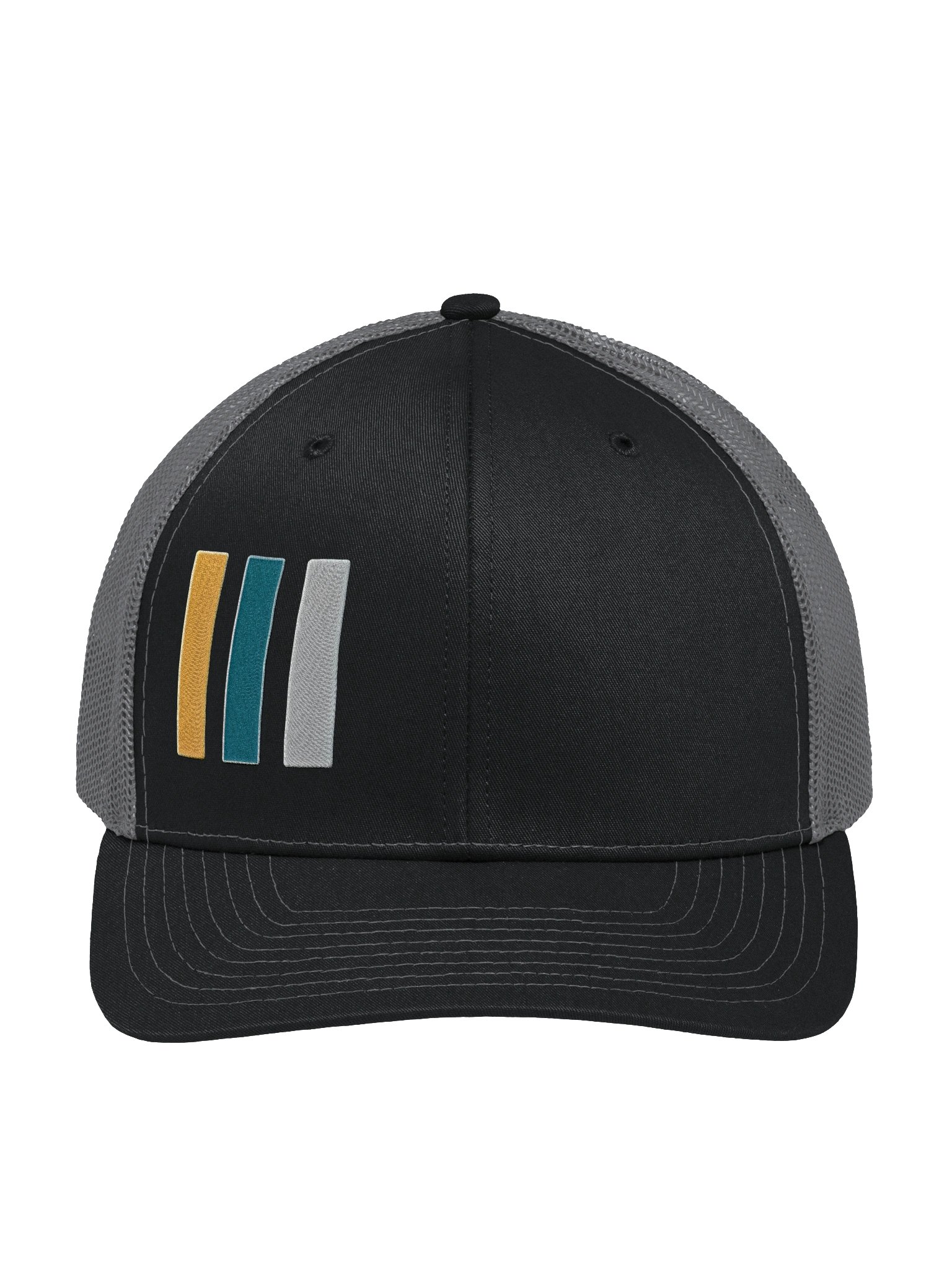 Tri-stripe Trucker Hat product image (1)