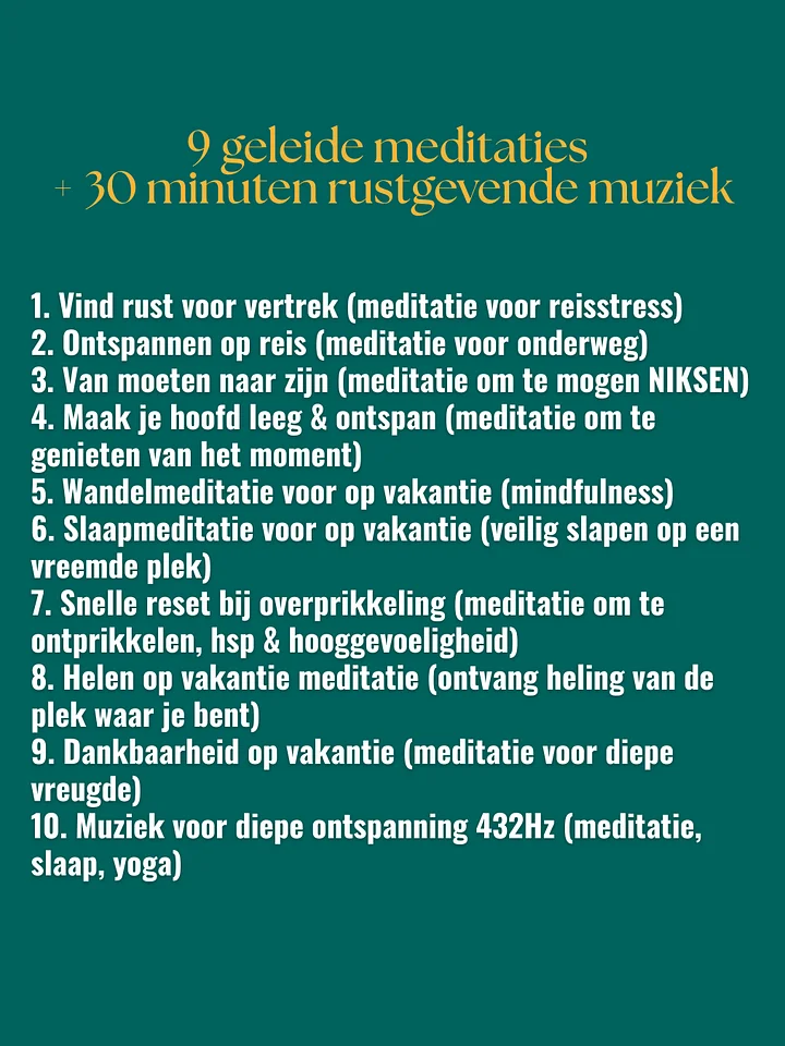 Vakantie Meditaties product image (2)