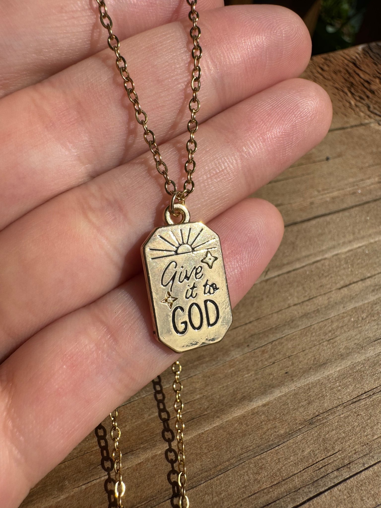 Give it to God Necklace product image (2)