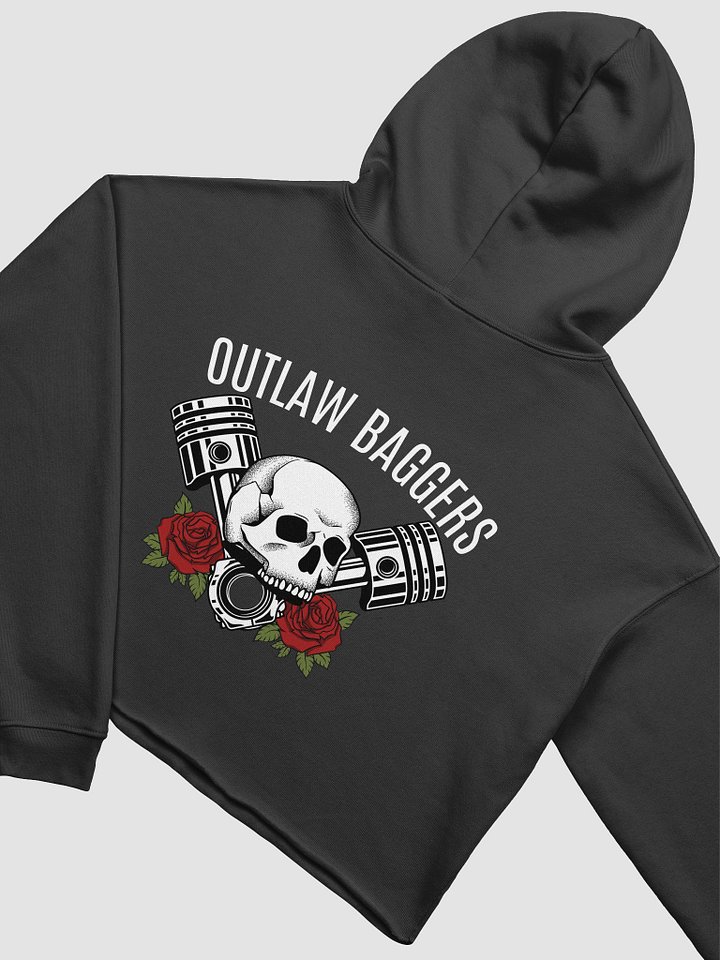 Rose Crop Top Hoodie. product image (1)