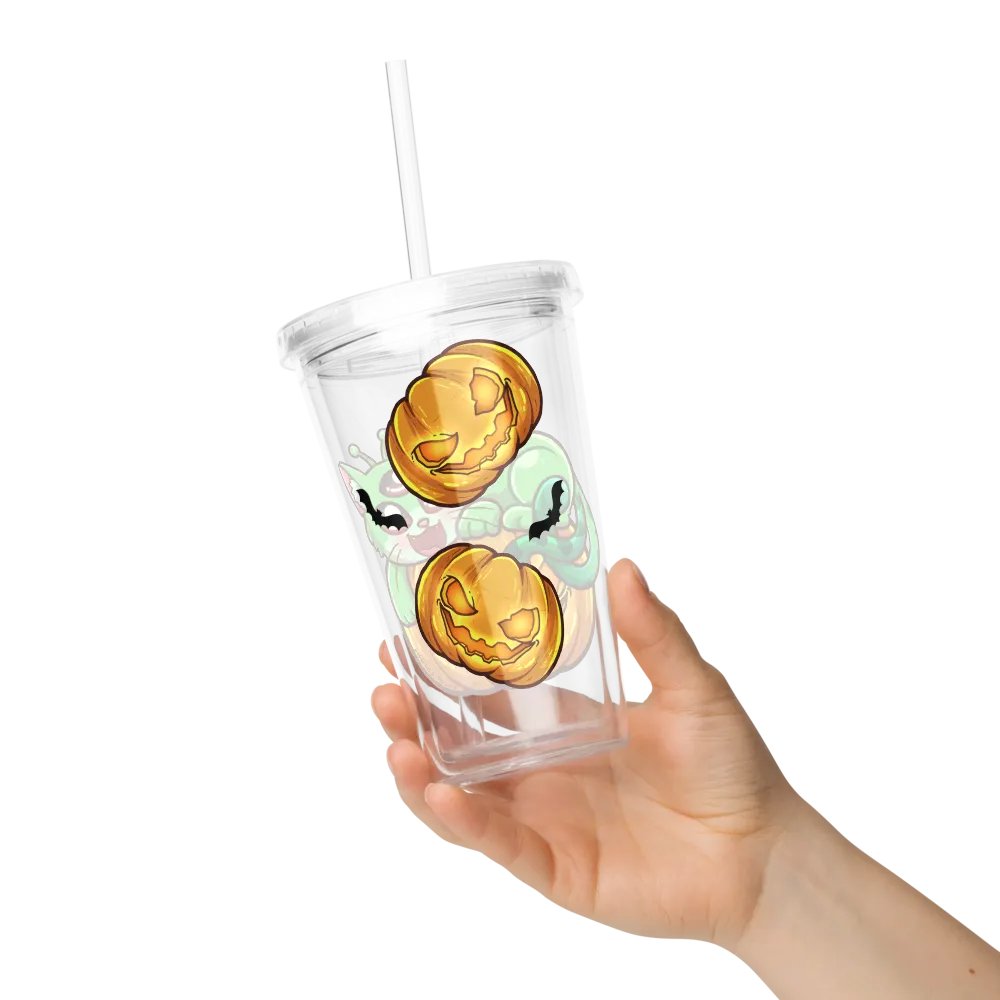 Halloween Cosmos Cat 16oz Tumbler product image (8)