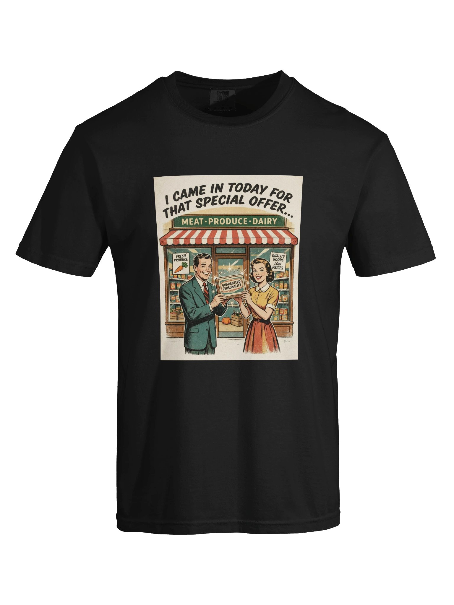 Guaranteed Personality Vintage Grocery Tee product image (5)