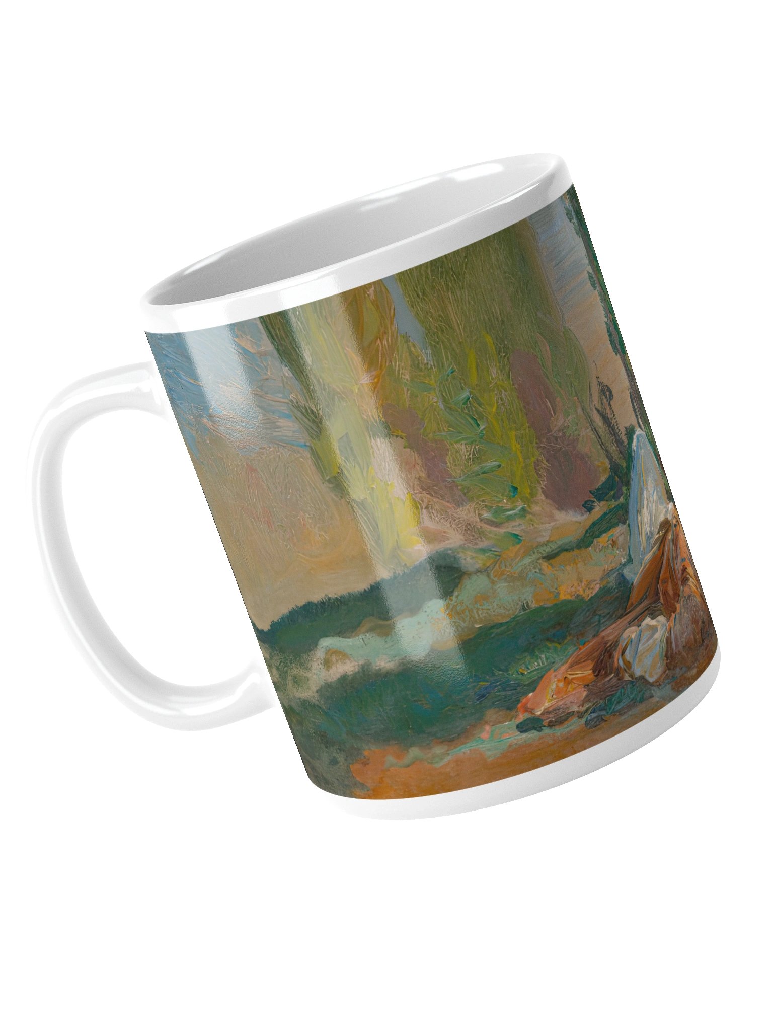 Under the Cypress Trees at Corfu Mug product image (5)