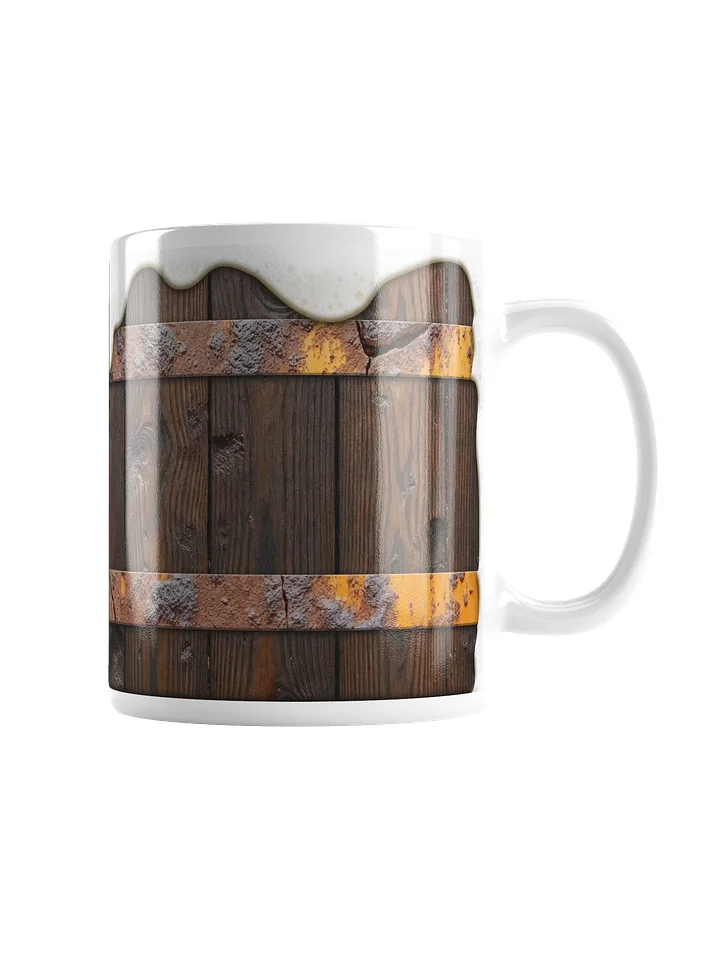 Medieval Wood with Foam - White Gloss Mug product image (2)