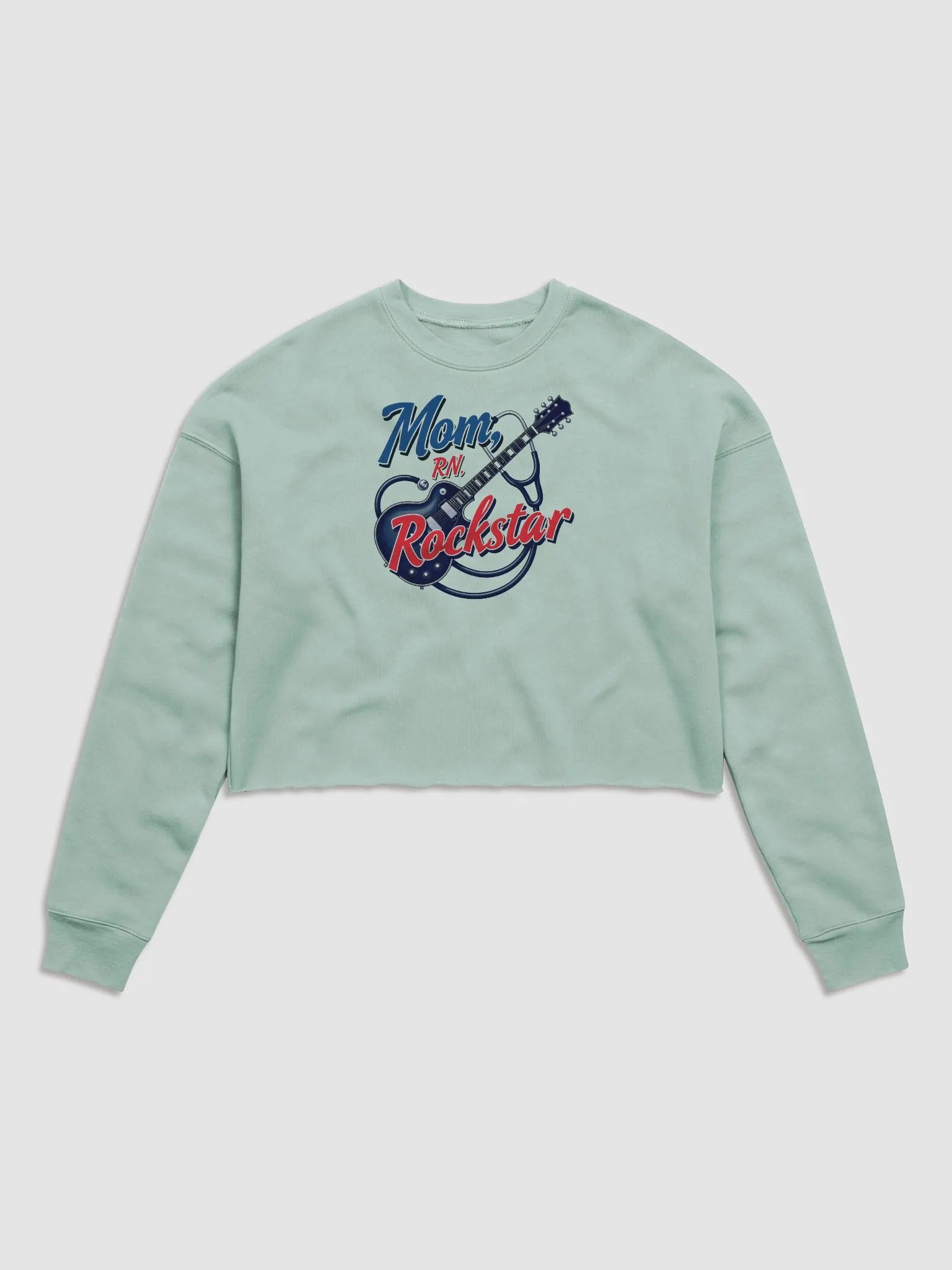 Rockstar RN Fleece Crop Sweatshirt product image (3)