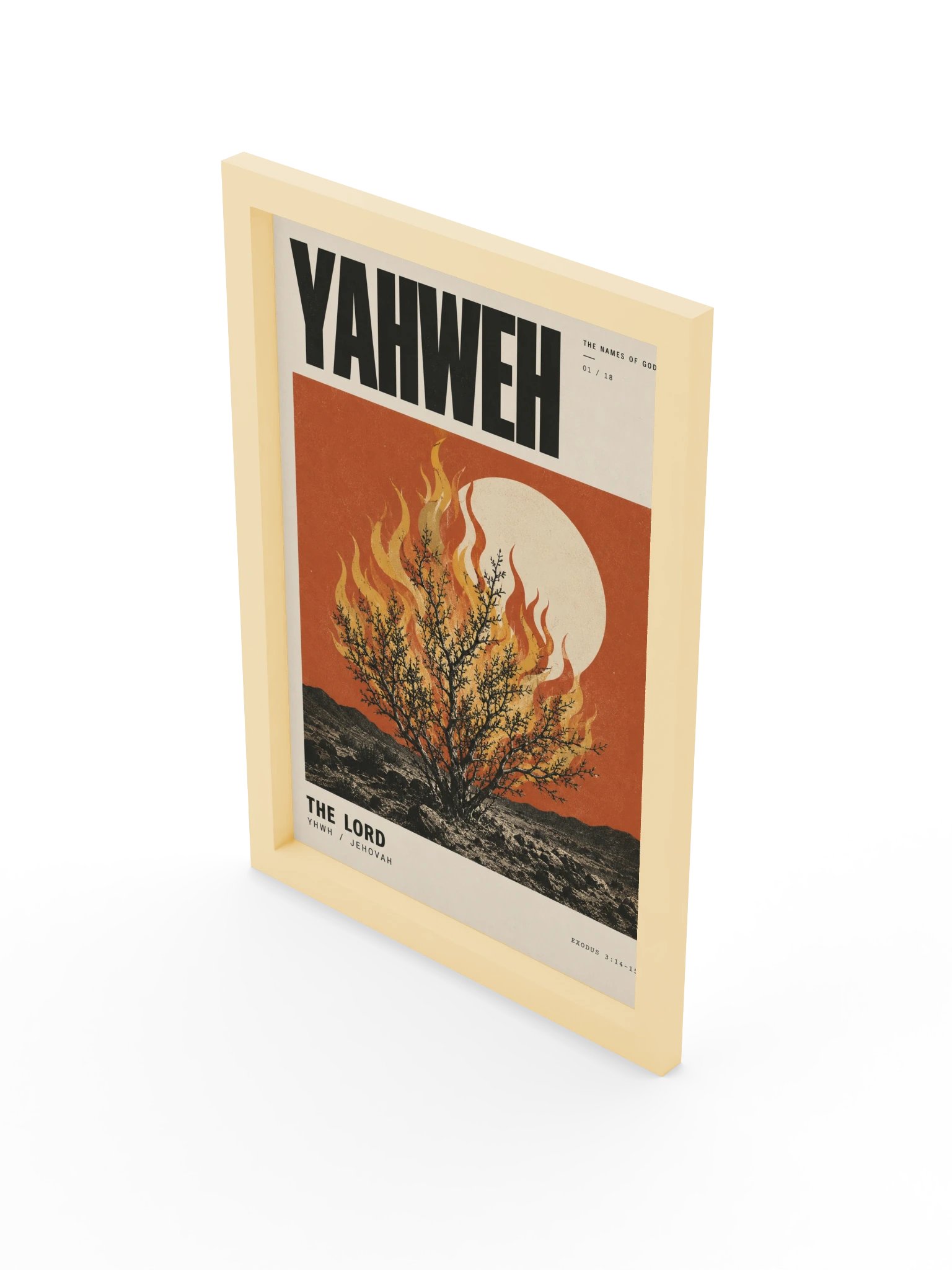 Yahweh | Names of God Framed Print product image (5)
