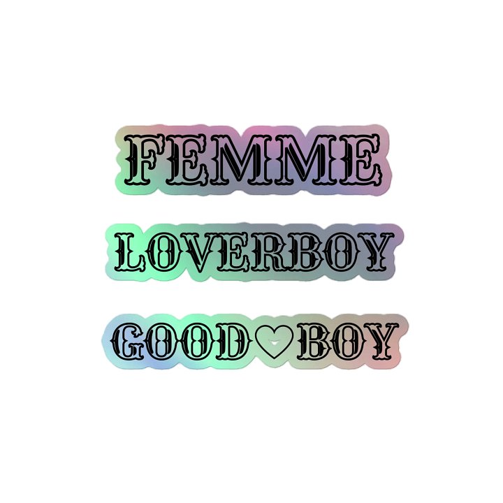 GOOD BOY FEMME STICKERS product image (2)