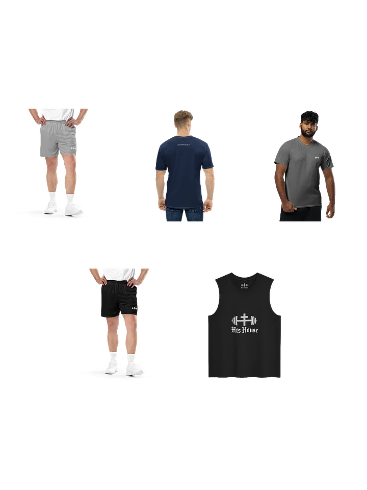 His House Mens Faith & Fitness Workout Starter Bundle product image (1)