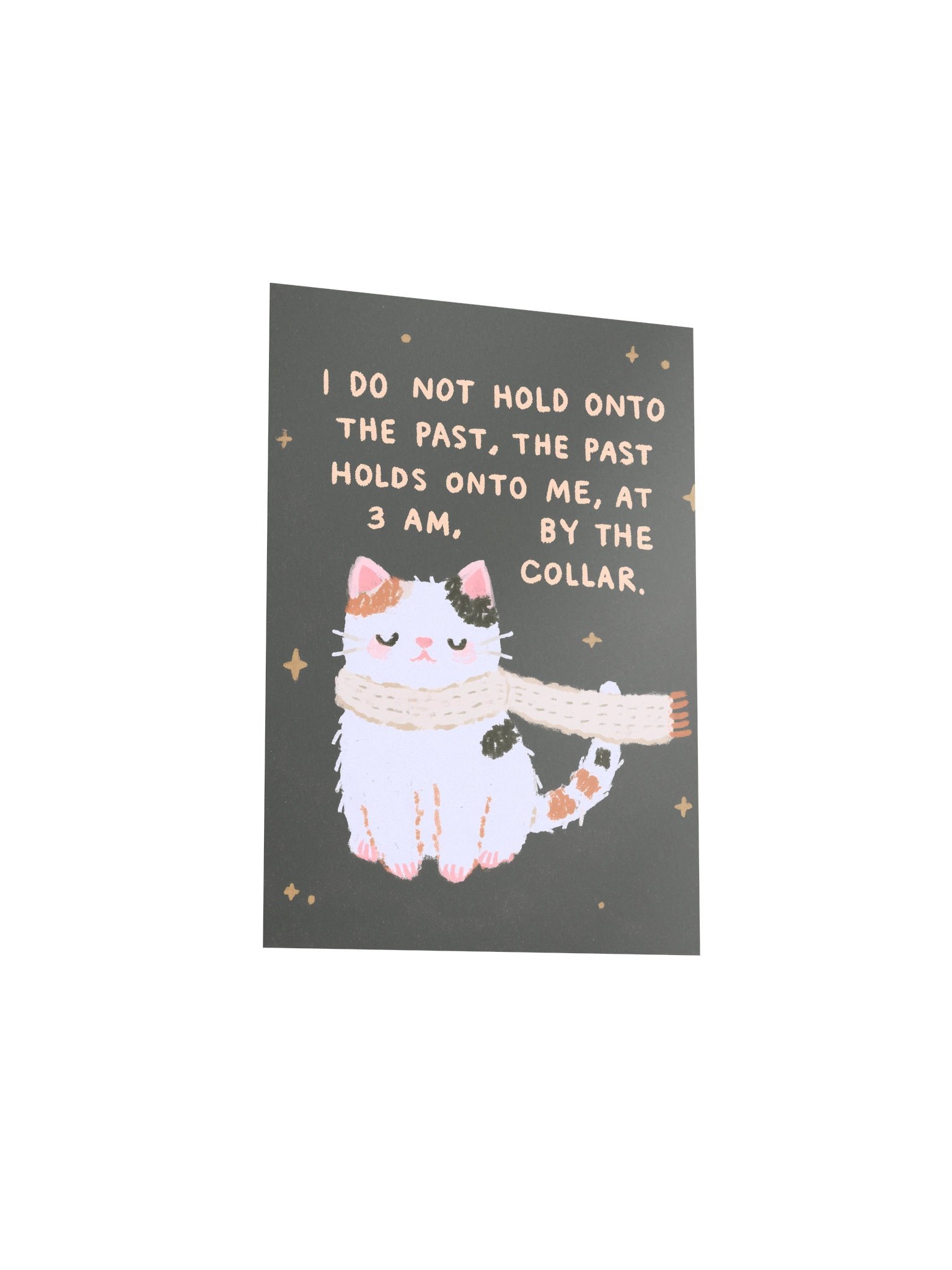 3 AM Cat Quote Poster product image (20)