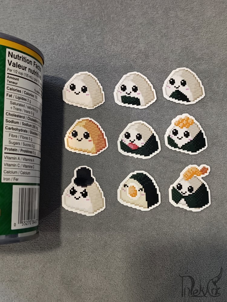 Riceball Vinyl Stickers** product image (3)