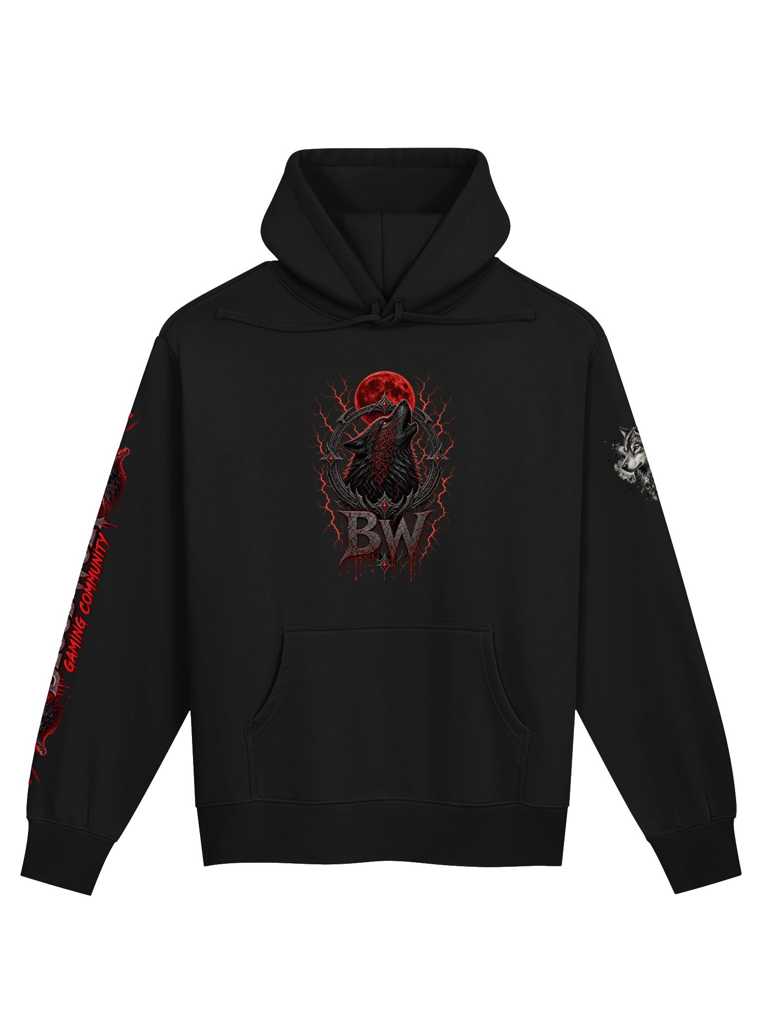 Blood Wolf Emblem Heavy Hoodie product image (1)