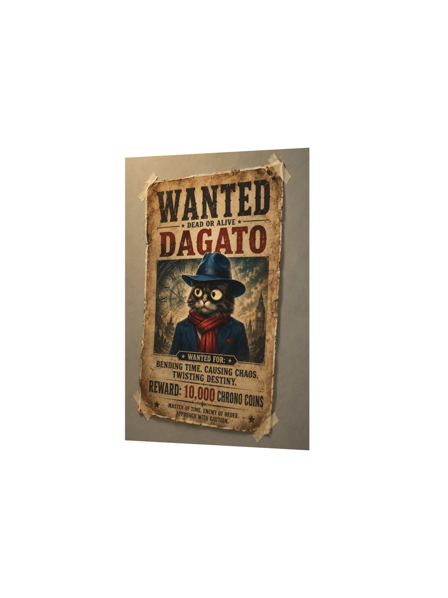 daGATO: Wanted Across Time Poster product image (10)