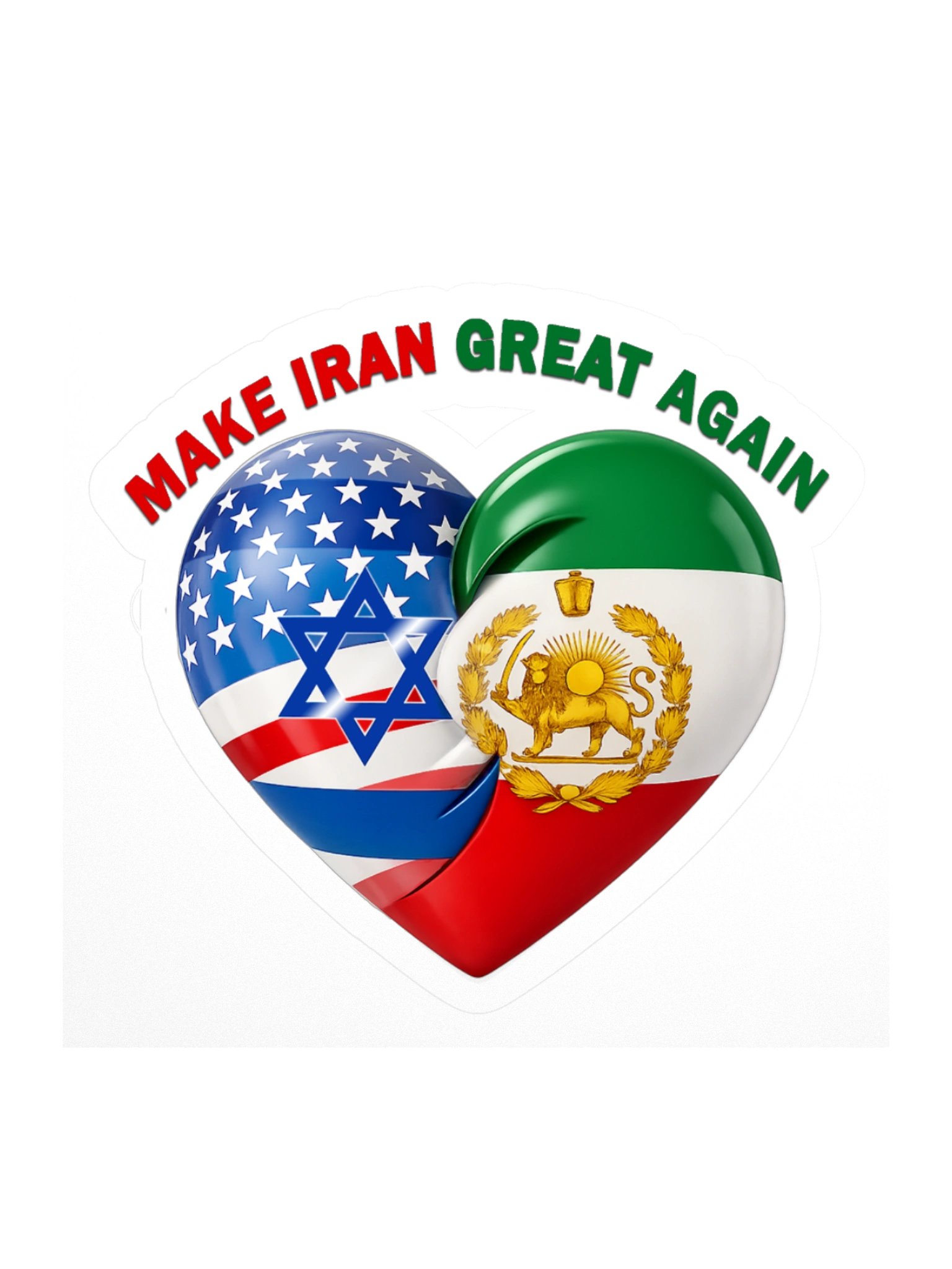 MAKE IRAN GREAT AGAIN Stickers product image (2)