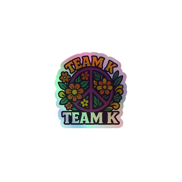 Team K 1960's HOLOGRAPHIC" STICKERS product image (1)