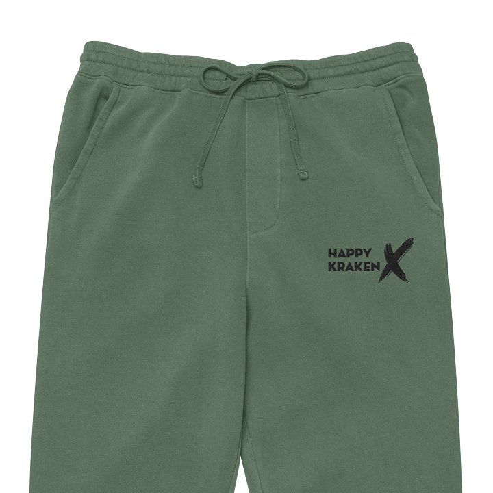 Kraken Logo Pigment Dyed Embroidered Sweatpants product image (1)