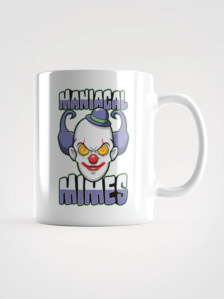 Maniacal Mimes Creepy Clown Coffee Mug – Funny & Spooky Drinkware product image (1)