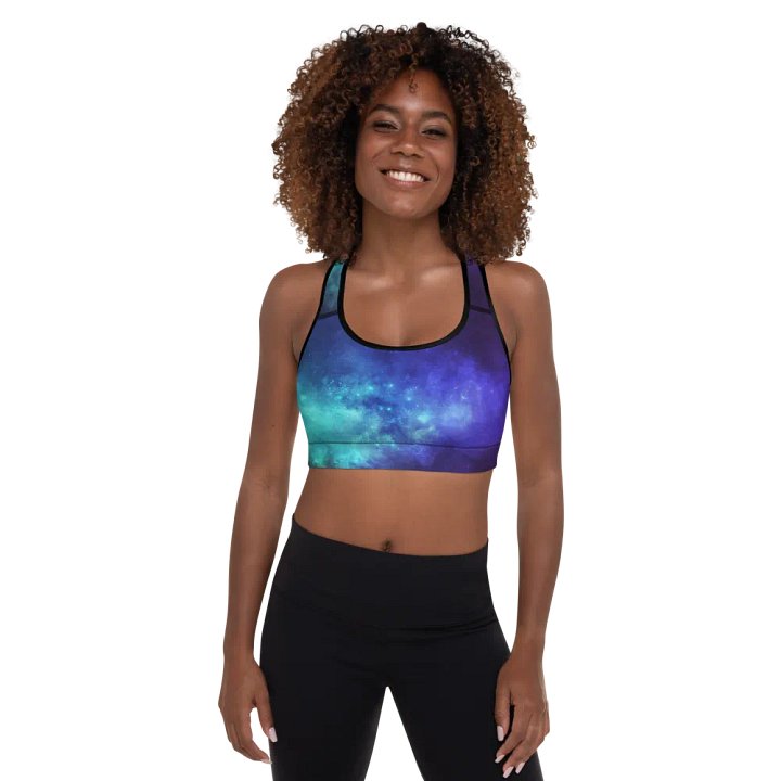 Malka SCREAMwear SpaceVibes Padded Sports Bra. product image (1)