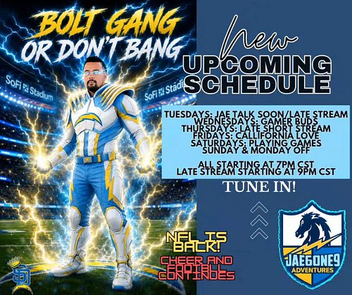 🙃 SCHEDULE REVISED AND CHOPPED 🙃

⚡️SUNDAY IS FOOTBALL AMD FAMILY TIME⚡️

👀 COMING SOON JAE TALKS PODCAST 👀

#fyp #jae6one9Ad...