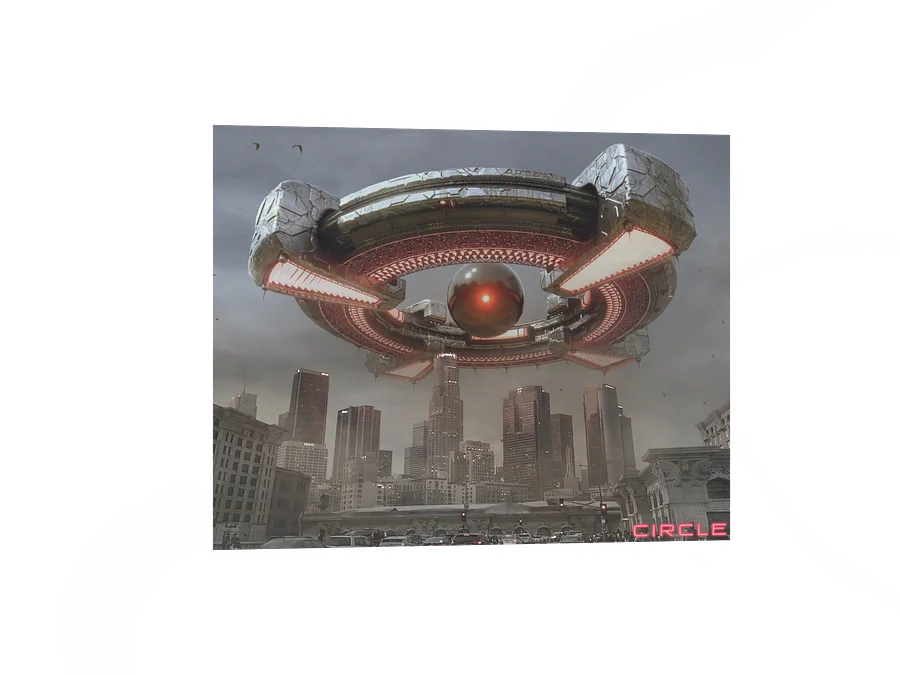 CIRCLE: "Alien Ship" 3D Key Shot (Bottom View) product image (2)