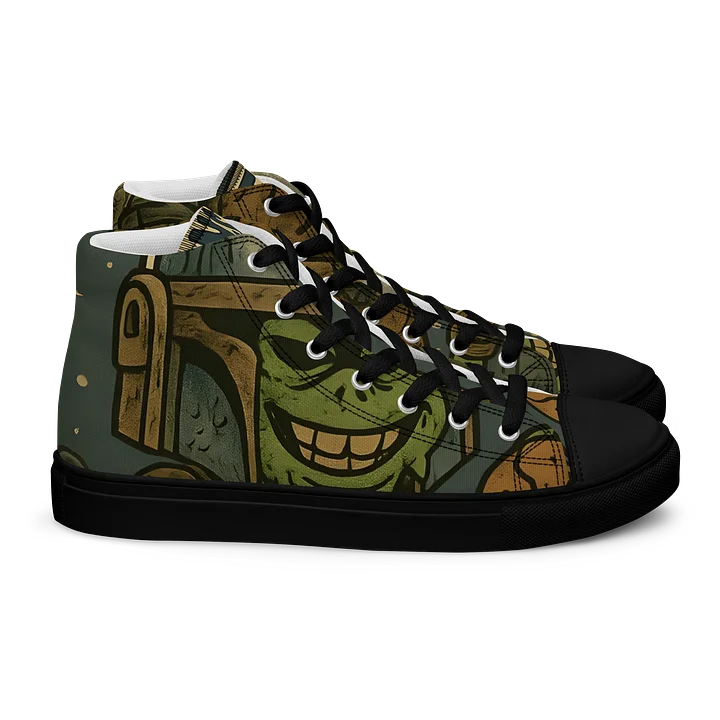 Zombie Warrior High Top Canvas Shoes product image (2)